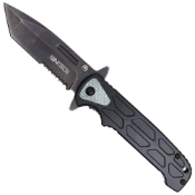 Neptune Wartech 8-Inch Black Blade Folding Knife