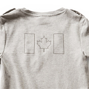 Women Rcaf V-Neck T-Shirt - Grey