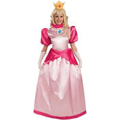 Rubies Womens Adult Deluxe Princess Peach Costumes
