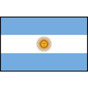 Argentina Flag Printed Patch