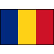 Romania Flag Printed Patch