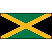 Jamaica Flag Printed Patch