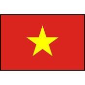 Vietnam Flag Printed Patch