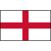 England Flag Printed Patch