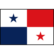 Panama Flag Printed Patch