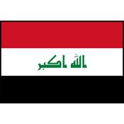 Iraq Flag Printed Patch