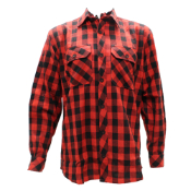 Raven X Flannel Lightweight Plaid Shirt