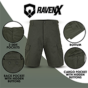 Raven X ClassicOps BDU/Cargo Shorts