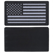 USA Flag Laser Cut Patch Reflective
