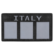 Italy Flag Laser Cut Patch