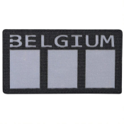 Belgium Flag Laser Cut Patch