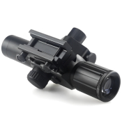 4X Red Laser Sight w/ 24 Mil-Dot Reticle - 25mm Objective
