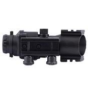 4X Glass Reticle Scope with Green Coating - 32mm