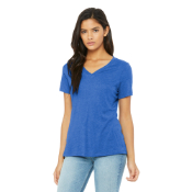 Women's Relaxed Triblend V-Neck T-Shirt