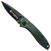 Black Executive Frame Lock Folding Knife