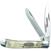 Imperial IMP13 Trapper Cracked Ice POM Handle Folding Blade Knife
