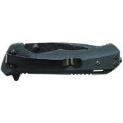 SCH501 Blackwash Finished 9Cr18Mov Steel Blade Folding Knife