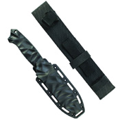 Full Tang Partially Serrated Drop Point Fixed Blade Knife