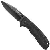 SCP17-35 Black Polymer Handle Folding Blade Knife
