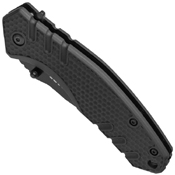 SCP17-35 Black Polymer Handle Folding Blade Knife