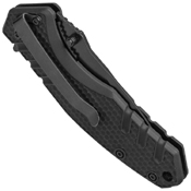 SCP17-35 Black Polymer Handle Folding Blade Knife