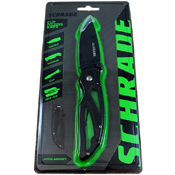 Two Tone SCPROM-16-33 Drop Point Folding Blade Knife