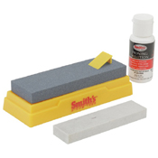 Smith's 2-Stone Sharpening Kit with Premium Honing Solution