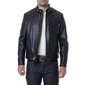 Schott NYC Classic Racer Leather Motorcycle Jacket