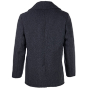 Classic Melton Wool Navy Pea Coat