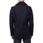 Schott NYC Slim Fit Peacoat 24 Oz.