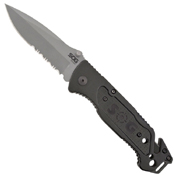 Escape Half Serrated Edge Folding Knife