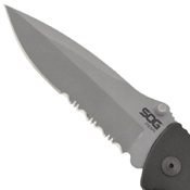 Escape Half Serrated Edge Folding Knife