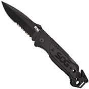 Escape Half Serrated Edge Folding Knife