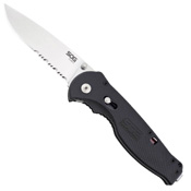 SOG Flash II Partially Black TiNi Folding Knife