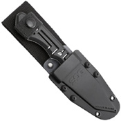 Growl Black GRN Handle Fixed Blade Knife 