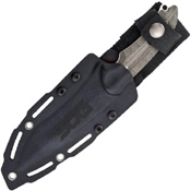 Kiku Small Linen Micarta Handle Fixed Blade Knife w/ Sheath