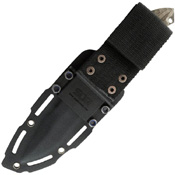 Kiku Small Linen Micarta Handle Fixed Blade Knife w/ Sheath