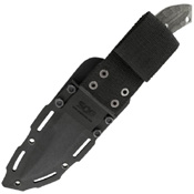 Kiku Linen Micarta Handle Fixed Blade Knife w/ Sheath