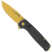 Terminus XR LTE - Carbon Gold Folding Knife