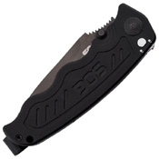 Zoom Mini AUS-8 Steel Drop Point Blade Folding Knife