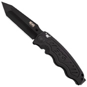 Zoom Mini AUS-8 Steel Tanto Blade Folding Knife