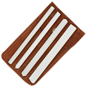 Ceramic File Set with Leather Pouch