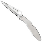 Police Model VG-10 Stainless Steel Folding Blade Knife