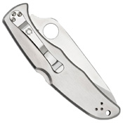 Spyderco Endura 4 Stainless Steel Handle Folding Knife