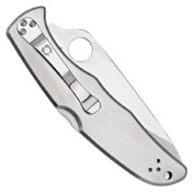 Spyderco Endura 4 Stainless Steel Handle Folding Knife