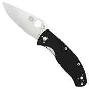 Spyderco Tenacious Black G-10 Handle Folding Knife