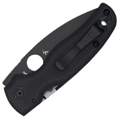 Spyderco Shaman Black G-10 Handle Folding Knife