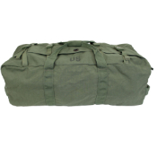 Canvas Side Zippered Duffle Bag