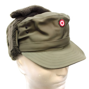 Tactical Austrian Od Winter Hat Like New 