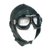 German Repro Leather Aviation Helmet